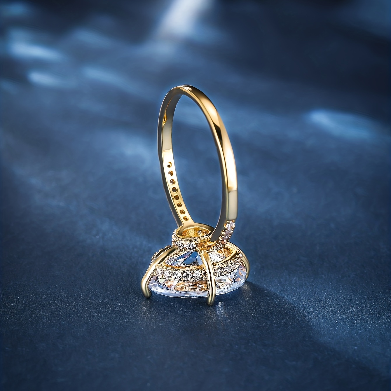 Oval CZ Ring - Perfect for Casual Attire